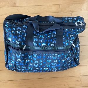 LeSportsac Butterfly Pattern Nylon Duffel bag